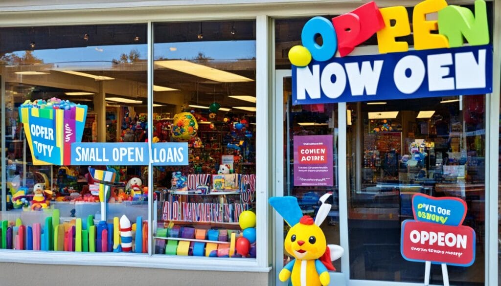 Small business loans for toy stores