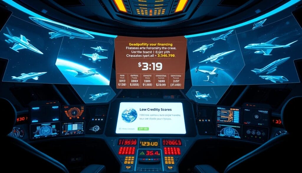 spacecraft funding with low credit