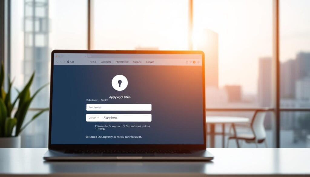 secure online application form