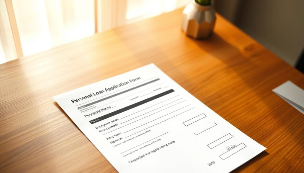 personal loan application form